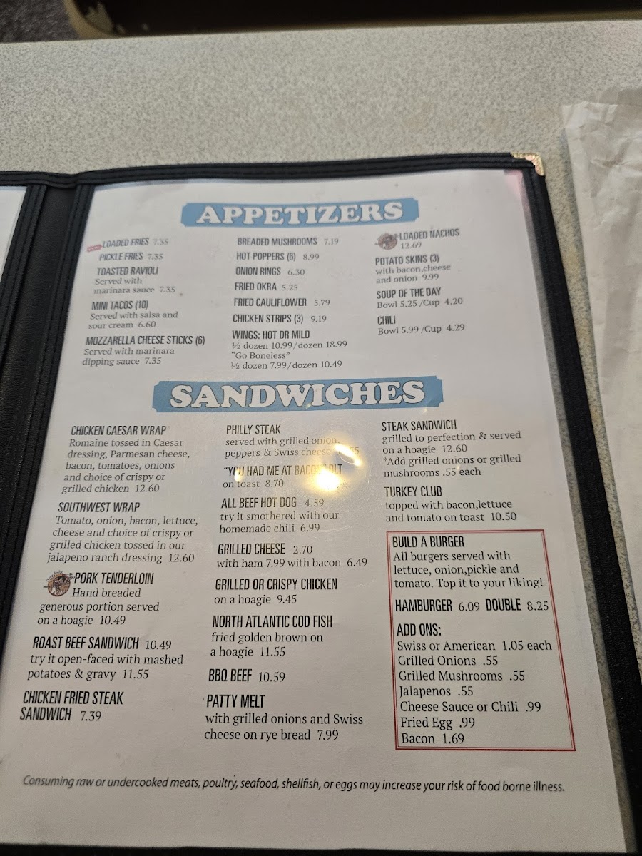 Finish Line Cafe Menu - Image 3