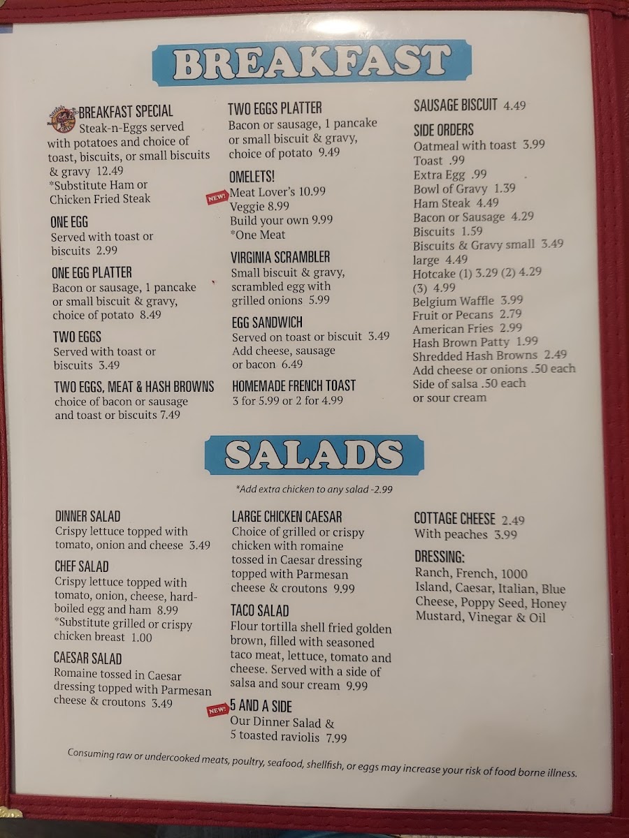 Finish Line Cafe Menu - Image 5