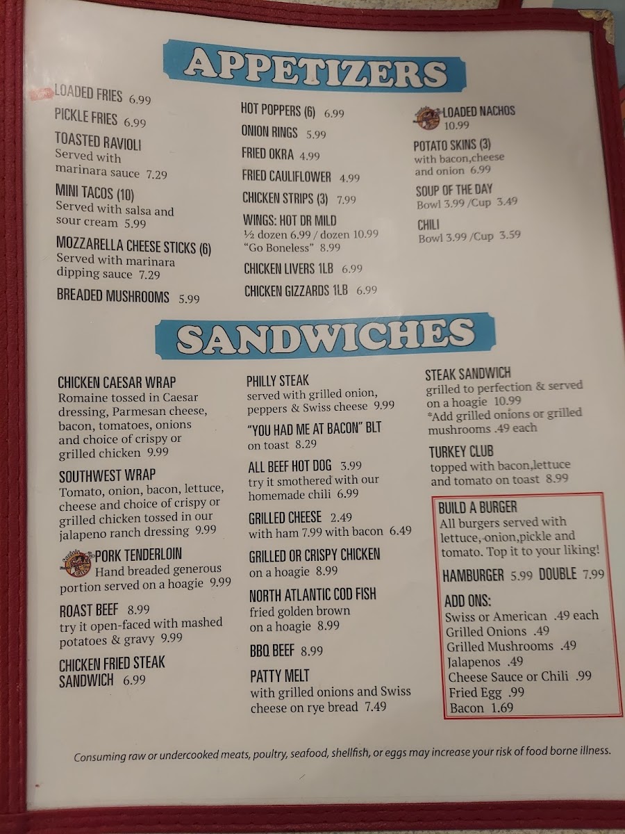 Finish Line Cafe Menu - Image 6
